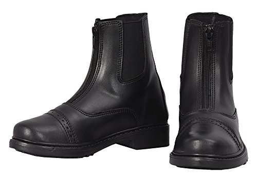 Product Cover TuffRider Children's Starter Front Zip Paddock Boots, Black, 4