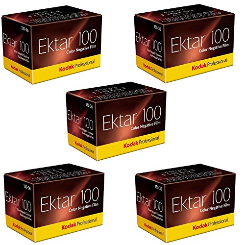 Product Cover Kodak 35mm Ektar 100 Color Negative (Print) Film 36 Exp. lot of 5 Rolls (Pack of 5)