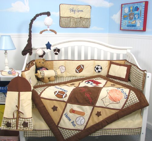 Product Cover SoHo Baby Crib Bedding 10Pc Set, Game Day