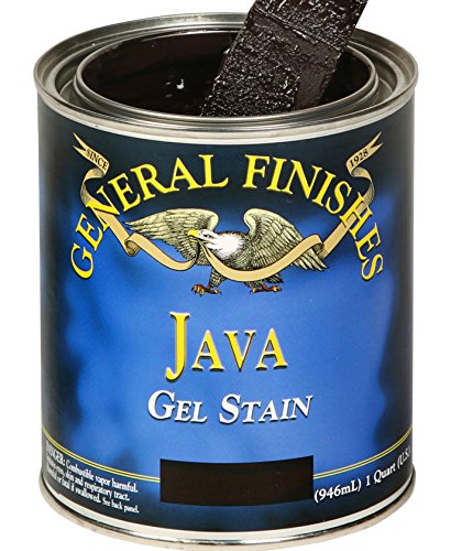 Product Cover General Finishes JP Oil Base Gel Stain, 1 Pint, Java