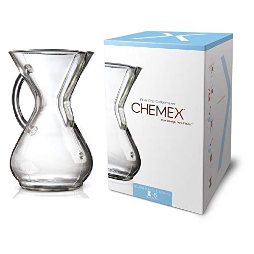 Product Cover Chemex Glass Handle, Pour-over Coffeemaker, 6-Cup - Exclusive Packaging