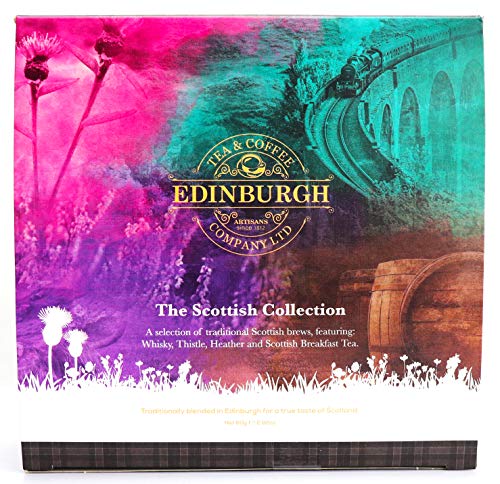 Product Cover Edinburgh Tea & Coffee Company, The Scottish Collection 4-Flavor Variety Pack, 40-Count Tea Sachets