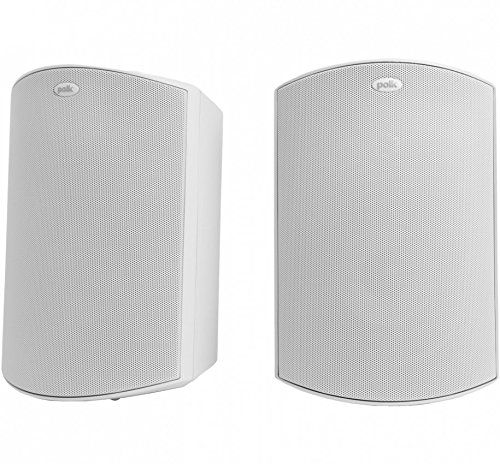 Product Cover Polk Audio Atrium 5 Outdoor Speakers with Powerful Bass (Pair, White) - All-Weather Durability | Broad Sound Coverage | Speed-Lock Mounting System