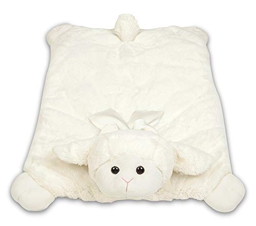 Product Cover Bearington Baby Plush Belly Play Mat Lamby Plush