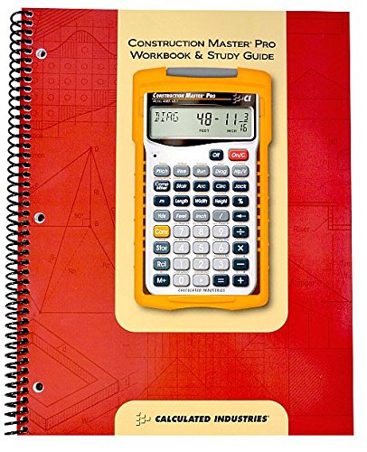 Product Cover Calculated Industries 2140 Construction Master Pro Workbook and Study Guide