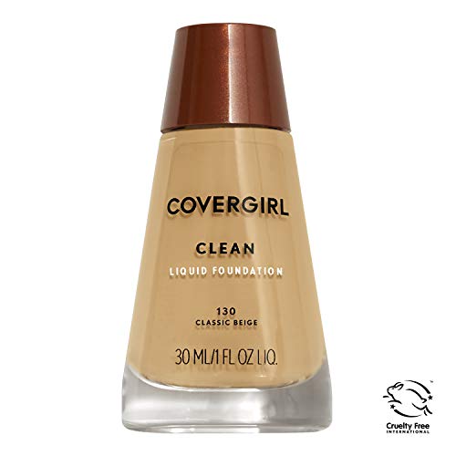 Product Cover COVERGIRL Clean Makeup Foundation Classic Beige 130, 1 oz (packaging may vary)