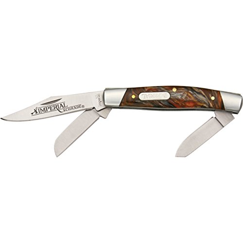 Product Cover Imperial IMP16S Stockman 5.9in Stainless Steel Traditional Folding Knife with 2.5in Clip Point, Sheepsfoot and Spey Blade and POM Handle for Outdoor Hunting Camping and Everyday Carry