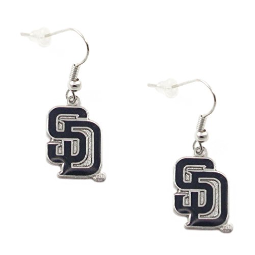 Product Cover San Diego Padres - MLB Team Logo Dangler Earrings