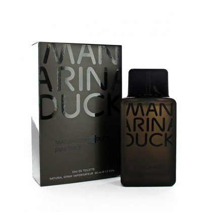 Product Cover Mandarina Duck Pure Black Eau De Toilette Spray for Men, 1.7 Ounce