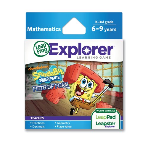 Product Cover LeapFrog SpongeBob SquarePants Fists of Foam Learning Game (works with LeapPad Tablets & LeapsterGS)
