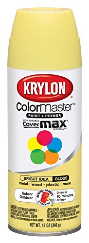 Product Cover Krylon K05353807 ColorMaster Paint + Primer, Gloss, Bright Idea, 12 oz.