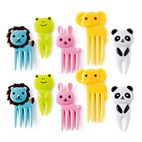 Product Cover CuteZCute Bento Decoration Box, Animals Food Picks and Forks