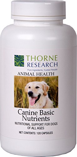 Product Cover Thorne Research Veterinary - Canine Basic Nutrients, Nutritional Support for Dogs of All Ages - 120 Capsules