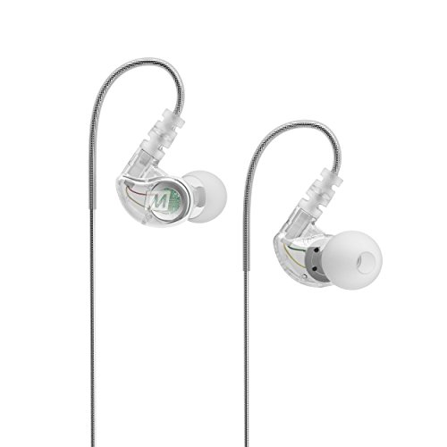 Product Cover MEE audio M6 Memory Wire In-Ear Wired Sports Earbud Headphones (Clear) (2018 version)