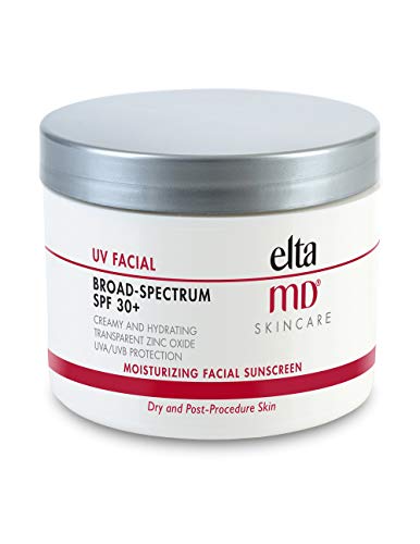 Product Cover EltaMD UV Facial Sunscreen Broad-Spectrum SPF 30+, Moisturizing, Dermatologist-Recommended Mineral-Based Zinc Oxide Formula, 4.0 oz
