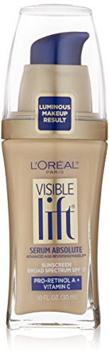 Product Cover L'Oréal Paris Visible Lift Serum Absolute Foundation, Light Ivory, 1 Fl Oz (1 Count)