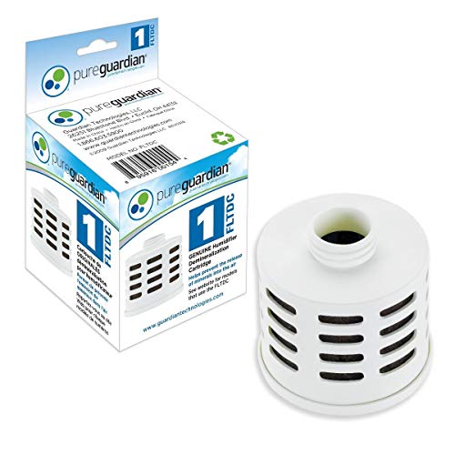 Product Cover Pure Guardian FLTDC Humidifier Demineralization Filter, Cartridge #1, 1,000 Hrs. Run Time, Prevents Release of Minerals Into Air, Fights White Dust, Easy Application to PureGuardian Humidifier
