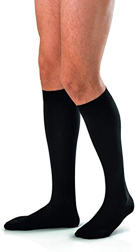 Product Cover JOBST forMen Knee High 15-20 mmHg Compression Socks, Closed Toe, Large, Black