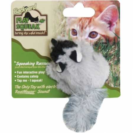Product Cover OurPets Play-N-Squeak Backyard Collection Squeaking Interactive Catnip Cat Toy