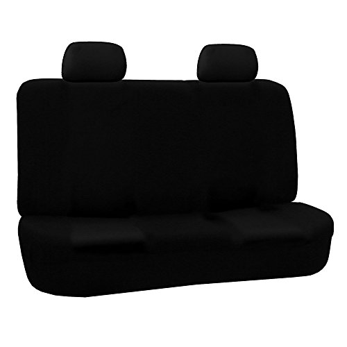 Product Cover FH-FB051R012 Multifunctional Flat Cloth Bench Seat Covers, Allow 40/60, 60/40, 50/50 Split, Black color