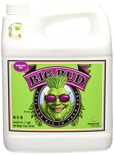 Product Cover Advanced Nutrients GL525050-15 Big Bud Liquid Fertilizer, 4 Liter, Brown/A