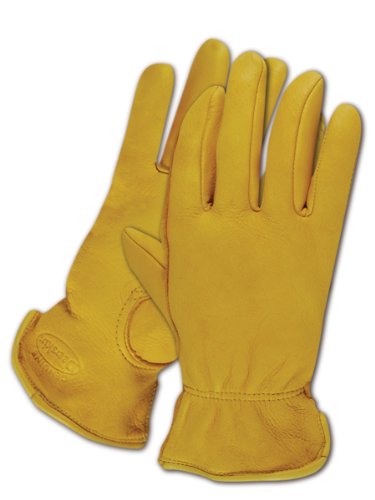 Product Cover Magid TB1640ET-XL Men's Pro Grade Collection Premium Grain Deerskin Gloves, Gold Color, X-Large (1 Pair)