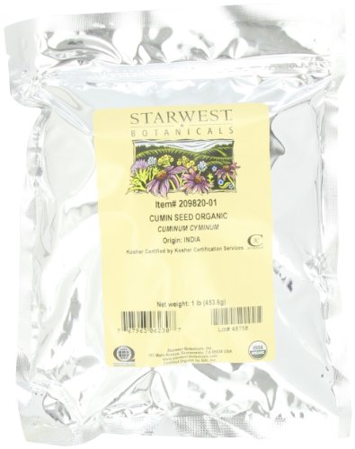 Product Cover Starwest Botanicals Organic Cumin Seed, 1-pound Bag
