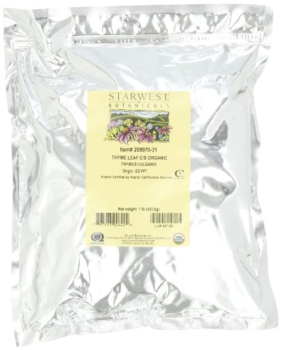 Product Cover Starwest Botanicals Organic Thyme Leaf Cut, 1-pound Bag