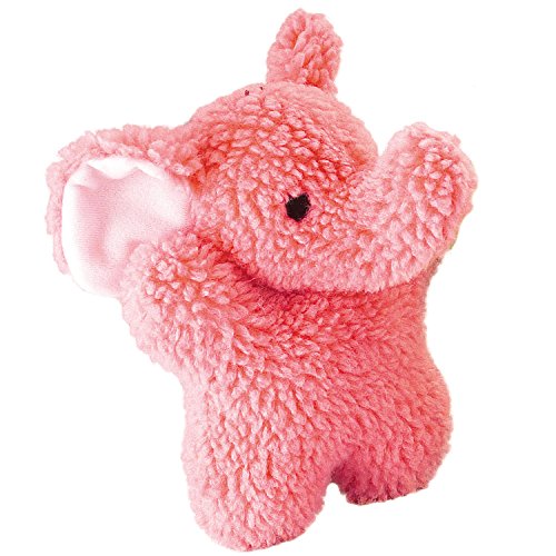 Product Cover Zanies Cuddly Berber Baby Elephant Dog Toys, Pink
