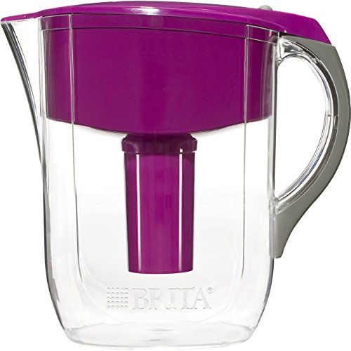 Product Cover Brita Large 10 Cup Water Filter Pitcher with 1 Standard Filter, BPA Free - Grand, Violet