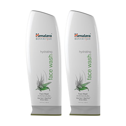 Product Cover Himalaya Botanique Hydrating Natural Face Wash with Aloe Vera, Lavender Oil and Cucumber for Normal to Dry Skin 5.07 oz (150 ml) 2 PACK