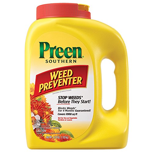 Product Cover Preen Southern Weed Preventer, 4.25 lb bottle, Covers 1,000 Sq. Ft.