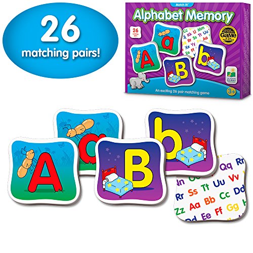 Product Cover The Learning Journey: Match It! Memory - Alphabet - Capital and Lowercase Letter Matching Game with 26 Matching Pairs