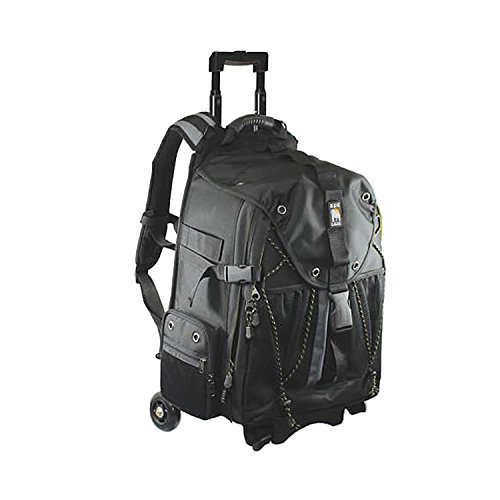 Product Cover Ape Case, ACPRO4000, Backpack with wheels, Laptop compartment, Padded, Rain cover included, Adjustable straps, Camera backpack, Black (ACPRO4000)