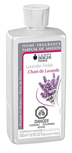 Product Cover Lavender Fields | Lampe Berger Fragrance Refill by Maison Berger | for Home Fragrance Oil Diffuser | Purifying and perfuming Your Home | 16.9 Fluid Ounces - 500 milliliters | Made in France