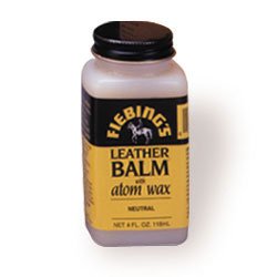 Product Cover Leather Balm with Atom Wax Neutral, 4 oz.