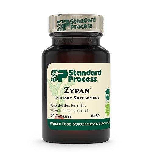 Product Cover Standard Process - Zypan - Supports Healthy Digestion and Gastrointestinal pH, Enzymatic Support for Protein Digestion, Provides Pancreatin, Pepsin, Betaine Hydrochloride, Gluten Free - 90 Tablets