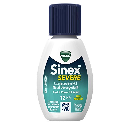 Product Cover Vicks Sinex Severe Nasal Spray with Menthol 0.50 oz (Pack of 4)
