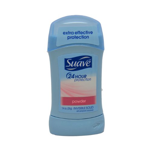 Product Cover 24 Hour Protection Powder Invisible Solid Anti-perspirant Deodorant Stick By Suave, 1.4 Ounce