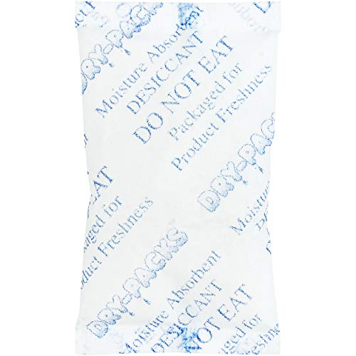 Product Cover Silica Gel Desiccants 2-1/4 x 1 1/2 Inches - 25 Silica Gel Packets of 10 Grams Each by Dry-Packs
