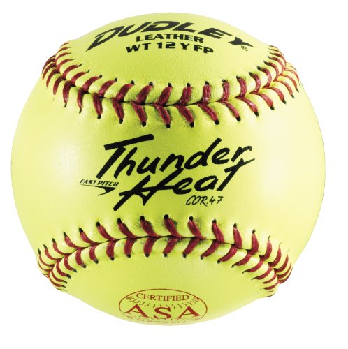 Product Cover Dudley ASA Thunder Heat Fast Pitch Leather 12-Inch Soft Ball - Pack of 12