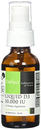 Product Cover Davinci Laboratories Vitamin D3 10,000 Liquid, 1.01 Fluid Ounce