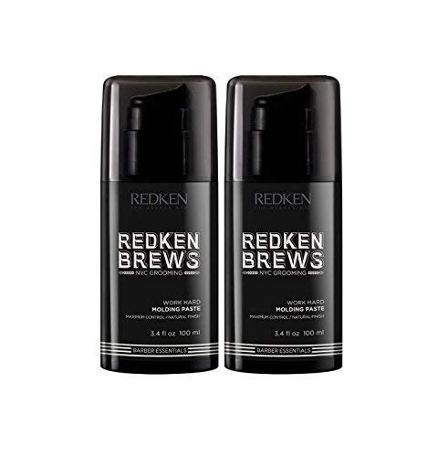 Product Cover Redken Brews Work Hard Maximum Control Molding Paste 3.4 oz. Pack of 2