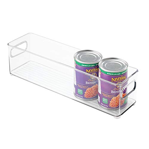 Product Cover iDesign 70430 Plastic Refrigerator and Freezer Storage Bin, BPA-Free Organizer for Kitchen, Garage, Basement, Small, Clear