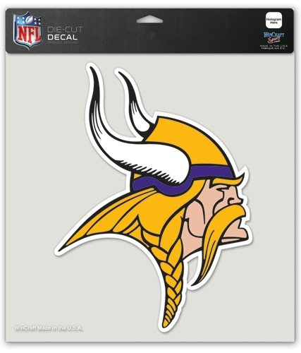 Product Cover WinCraft NFL Minnesota Vikings Die-Cut Color Decal, 8