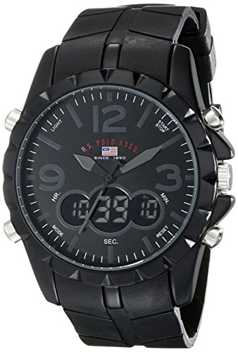 Product Cover U.S. Polo Assn. Sport Men's US9058 Black Analog-Digital Watch