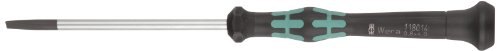 Product Cover Wera 05118014001 Kraftform Micro 2035 Slotted Electronics Precision Screwdriver, 4mm Head, 80mm Blade Length