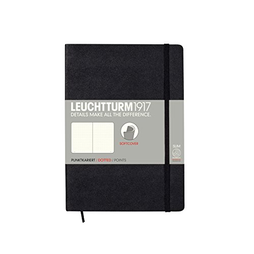 Product Cover Leuchtturm Softcover Medium A5 Dotted Notebook [Black]