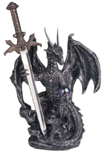 Product Cover George S. Chen Imports SS-G-71329 Dragon Collection with Sword Collectible Fantasy Decoration Figurine