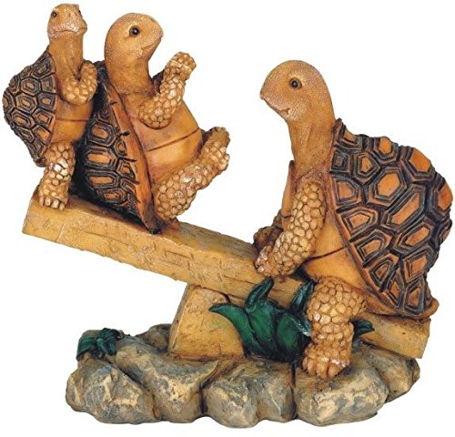 Product Cover George S. Chen Imports SS-G-61058, 3 Turtles On Seesaw Garden Decoration Collectible figure Statue Model
